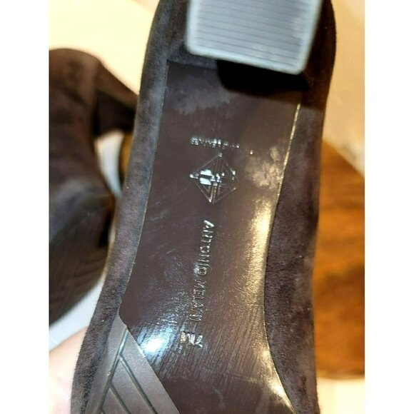 Antonio Melani Ohelo 100% Suede Leather Mid Pointed Toe Pumps Heels - Size 7M - Picture 8 of 9